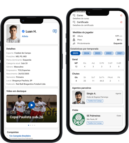 Celular com aplicativo Chance